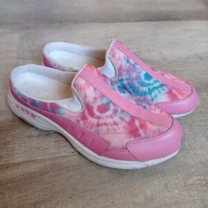Easy Spirit Women's Travel Time Shoes 450 Vibrant Pink Tie Dye Size 8.5W